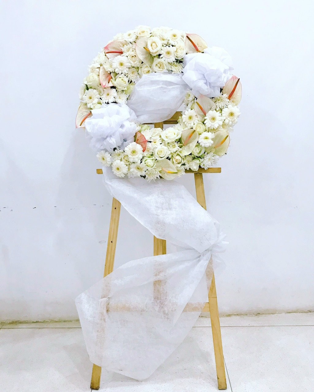Lẵng Hoa Viếng Gửi Lời Tri Ân