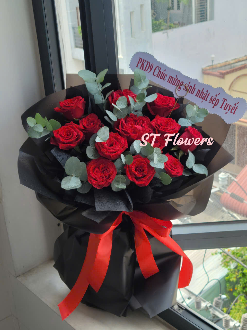 Bó Hoa Hồng Đỏ Mừng Sinh Nhật 1