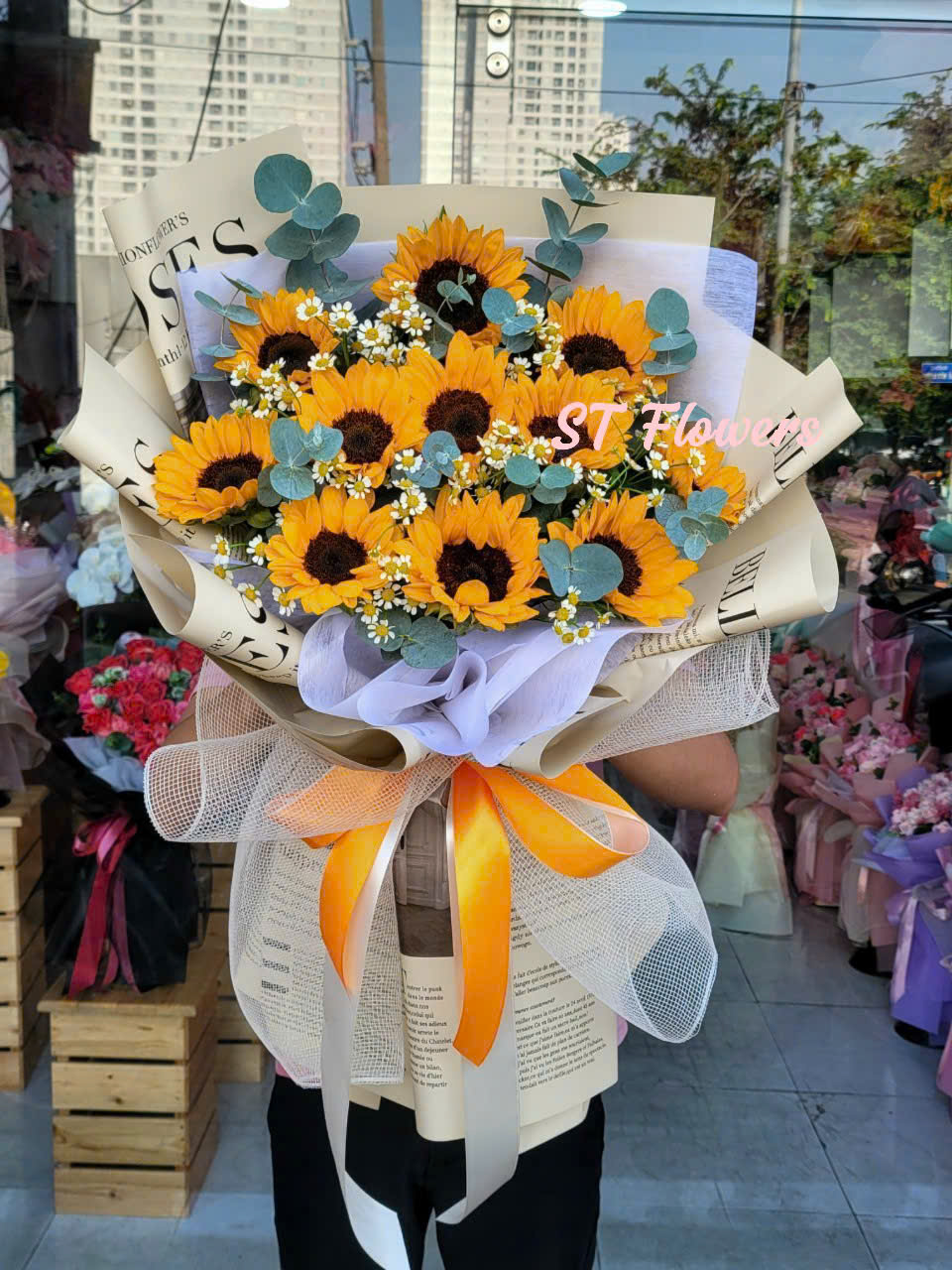 Bó Hoa Hướng Dương Sunflowers Mừng Tốt Nghiệp
