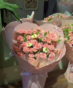 Bó Hoa Cẩm Chướng Hồng