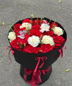 Bó Hoa Cẩm Tú Cầu Xanh Biển Mộng Mơ