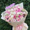 Bó hoa tươi tone hồng pastel sang trọng tại STflowers Quận 7 TP.HCM