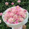 Bó hoa tươi tone hồng thanh lịch thiết kế sang trọng bởi STflowers Quận 7