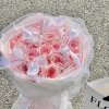 Bó hoa tươi tone hồng pastel sang trọng và tinh tế tại cửa hàng STflowers Quận 7
