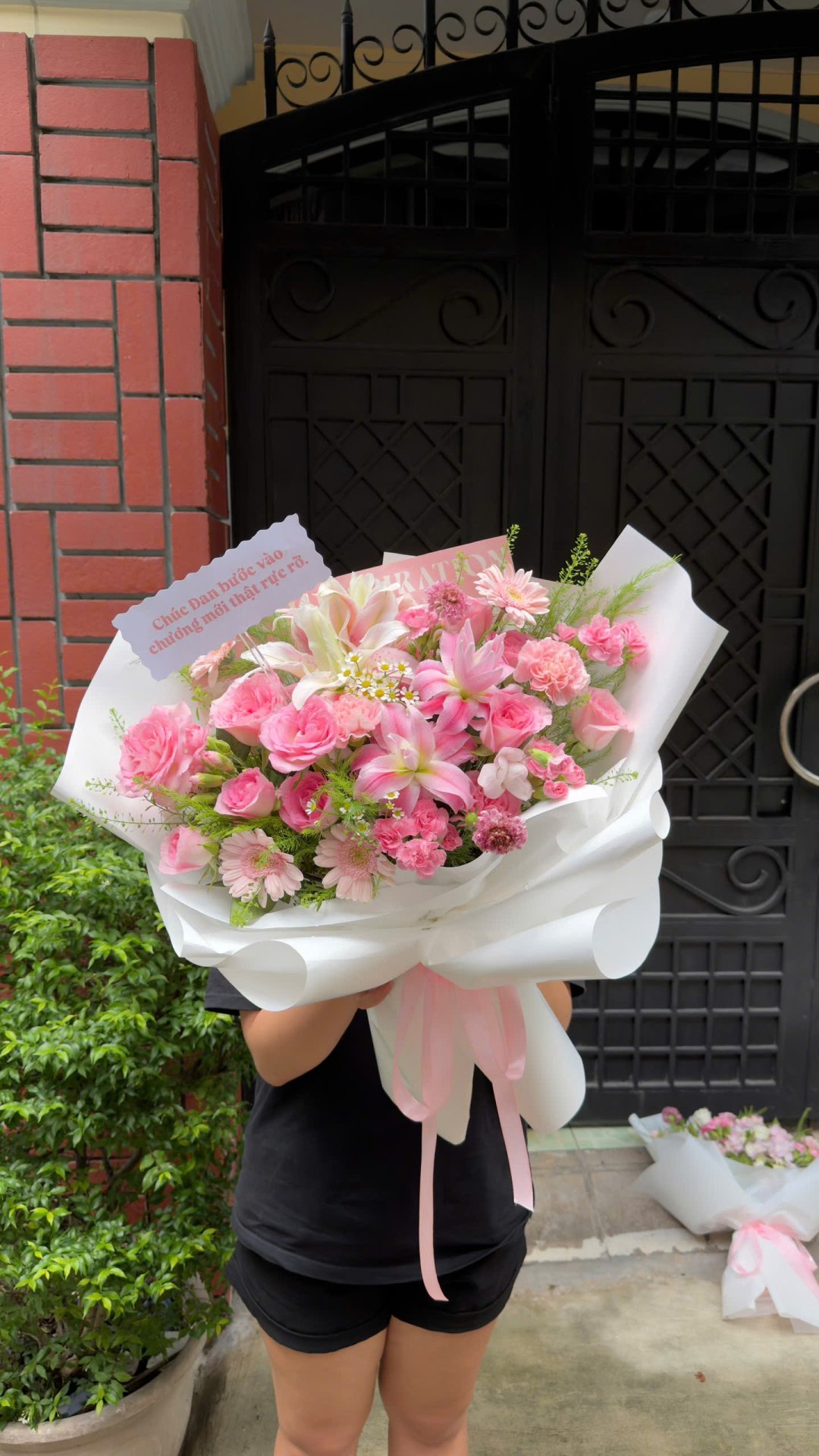 Bó Hoa Tươi Tone Hồng Pastel Thanh Lịch