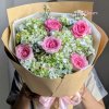 Bó hoa tươi tone hồng pastel sang trọng tại STflowers Quận 7